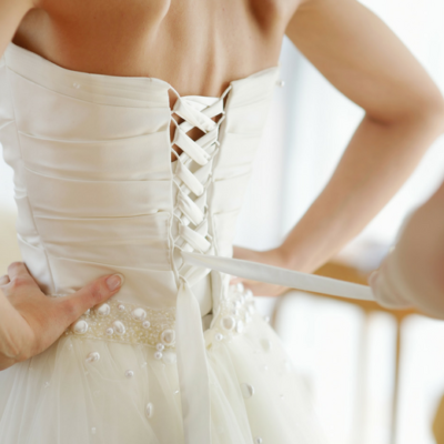 Bridal Gown Back Wedding Beauty Timeline Casey Green Weddings